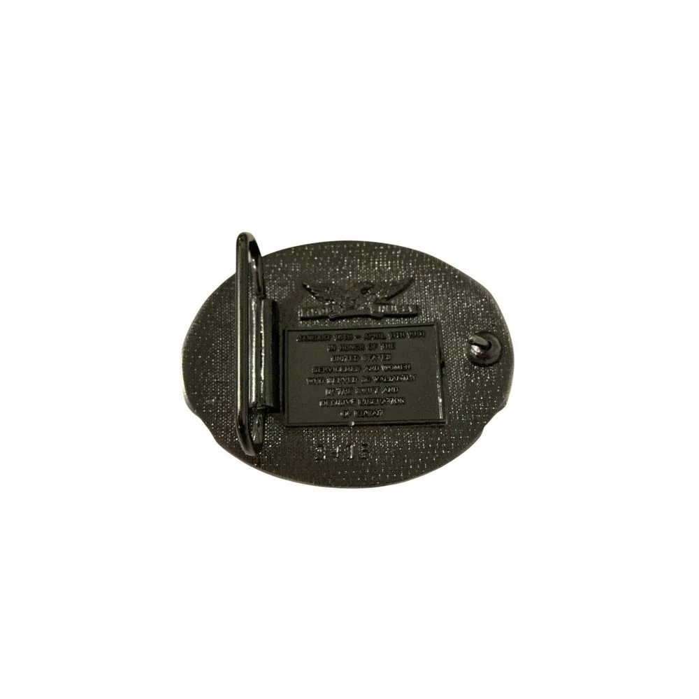 Operation Desert Storm, Veteran, Gulf War, Dept Of The Army, Belt Buckle